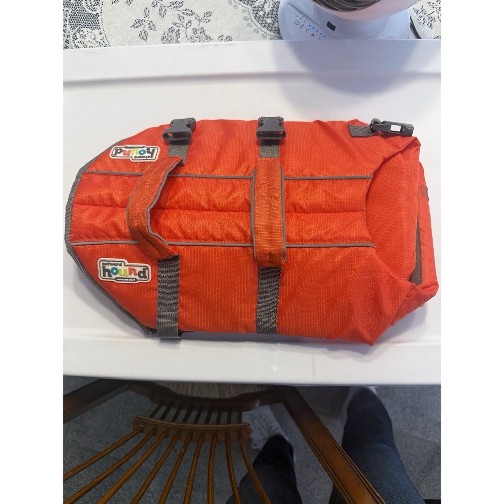 Outward Hound Dog Life Jacket - MEDIUM - Safe Swimming Boating Preserver